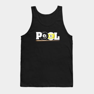 Pool Billiards 8 Ball 9 Ball Tank Top